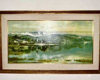 Vintage signed painting