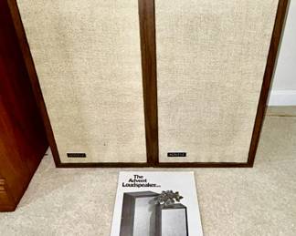 Pair of vintage Advent speakers