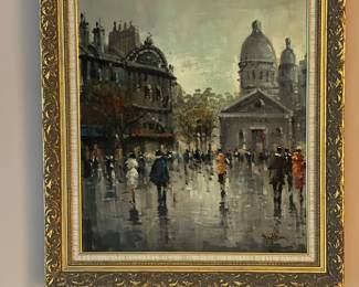 PARISIAN SCENE PAINTING