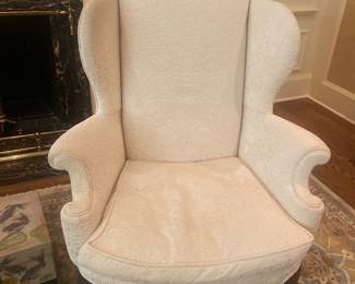 PAIR OF UPHOLSTERED CHAIRS