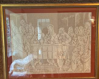 FRAMED 'LAST SUPPER"