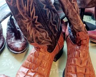 Alligator Western Boots