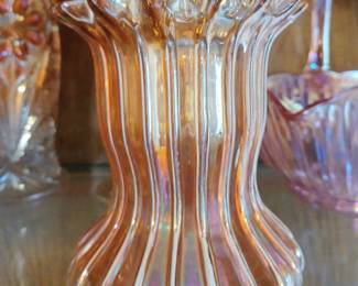 Carnival Glass Vase