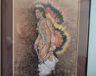 Pastel Indian Dancer