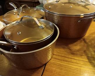Really nice Hammered Copper
Cookware