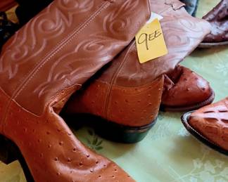 NEW OSTRICH BOOTS