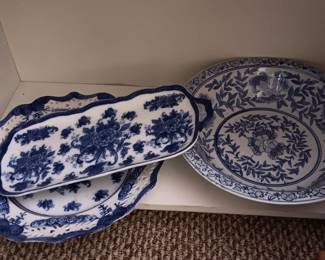 More Blue/white Decor, many Vintage