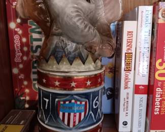 Vintage Republican Jim Beam Bottle
Matching Democrat Bottle