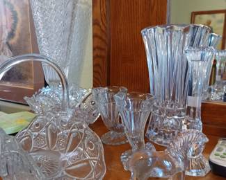 Large Collection of Cut Glass
