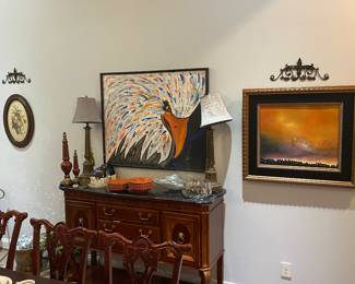 Cool eagle painting!