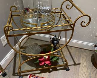 In California sober language the bar cart is now the craft mocktail cart.