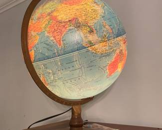 Light up globe.