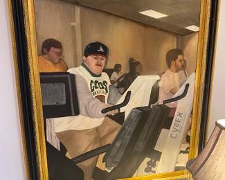 Super fun art by local artist.