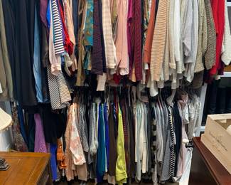 The West Wing of the closet.