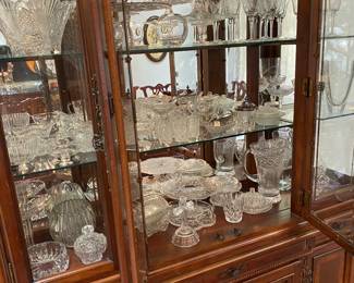 Lovely crystal and glass.