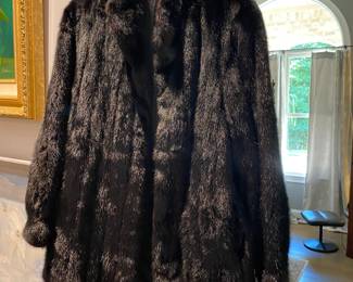 Super choice black mink coat.