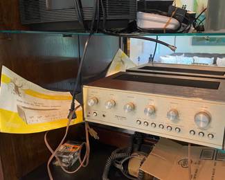 Fun vintage stereo equipment.