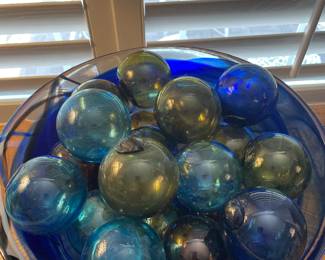 Japanese glass antique fishing floats