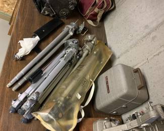 Antique/vintage camera equipment.