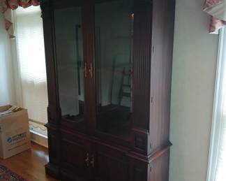 READ CAREFULLY!  This piece is NOT part of the walk-in sale advertised with this listing.  This is a piece I have available at another Midtown Memphis location.  Serious prospective buyers will get a personal viewing any time after the hours of this sale (Fri & Sat after 2:00 and all day Sun.)

SUPER high quality vintage Henkel-Harris China cabinet, purchased new by our client for the equivalent of just over $16K in 2024 dollars!  54x20x78.  $1,600
