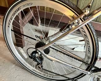northwoods vitesse 700 silver bike, super sharp