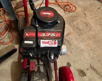 Trim rite edger with 3.75 hp