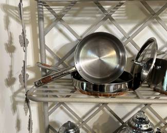 Copper Clad Bottom 1801
Stainless Steel Pan set