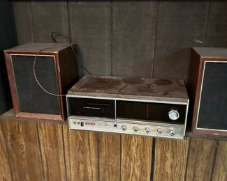 panasonic vintage 8 track stereo working