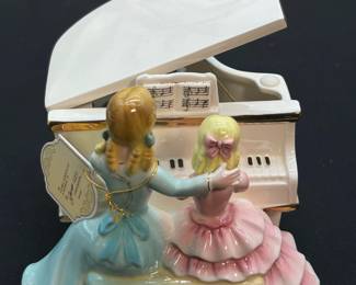 Vintage Joseph Original Musical The Piano Lesson Music Box, Worked At Time Of Lotting