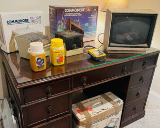 Vintage desk and finds