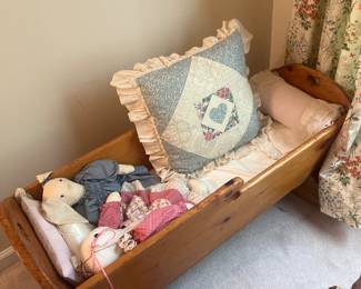 Wooden cradle