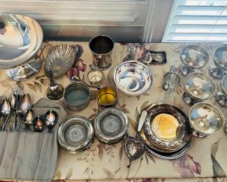 Sterling and silverplate