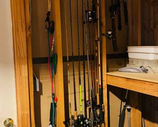 Fishing rods and reels