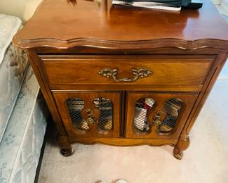 French provincial bedside tables