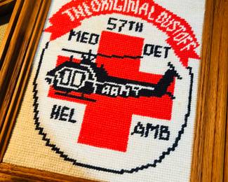 Original Dust Off (emergency patient evac of casualties from combat zone) memorabilia