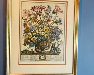 Months floral art