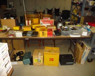 Lots of cameras and Photo supplies 