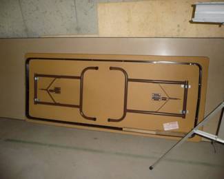 long folding table 