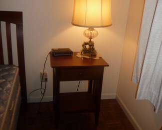 side lamp and table