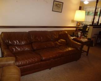LARGE Leather 3 seater