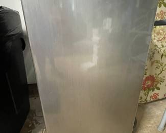 stainless dorm refrigerator