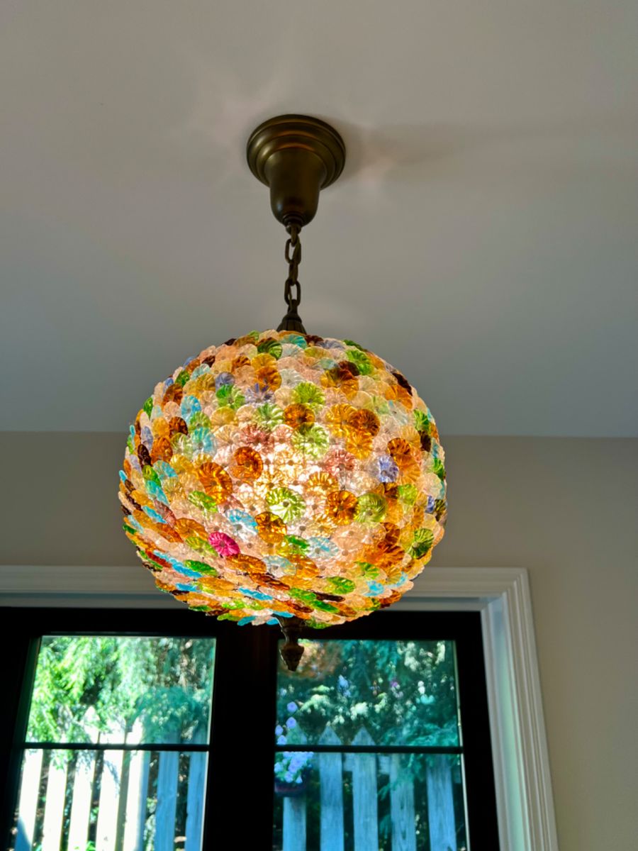Amazing Antique Murano Glass Chandelier. Purchased in Italy and rewired for US Current.  One of a kind find!
