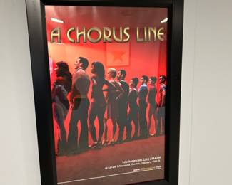 A Chorus Line Framed Poster from the Seller’s Collection