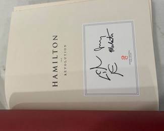 Hand-Signed copy of Hamilton by Lin-Manuel Miranda, from the owner’s personal collection!!