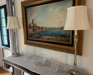 Lovely Decorator Lamps and Glassware