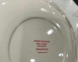 Tiffany and Co. Rooster Plate