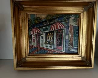 Lovely Street Scene Painting