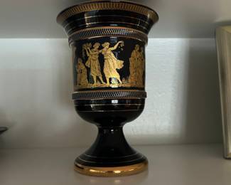 Roman Gold Leafed Vase