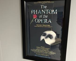 The Phantom of the Opera Framed Show Poster