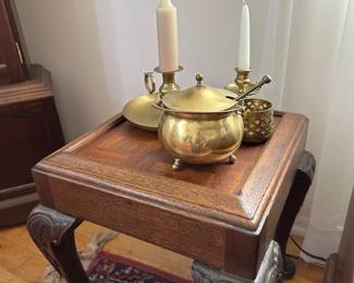 brass pieces.. lots of furniture and rugs!